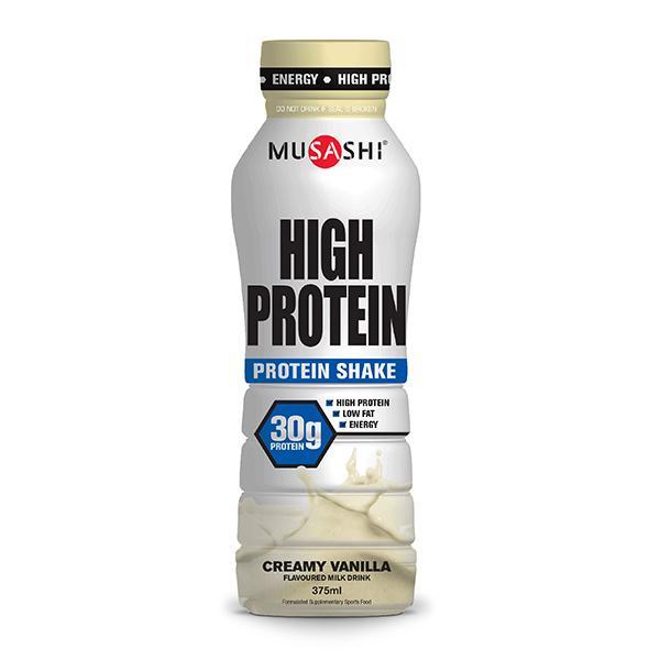 Musashi High Protein Shake Pack of 6 - Supplements.co.nz