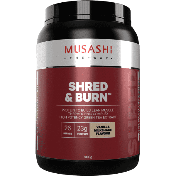 Musashi Shred &amp; Burn Protein 900g