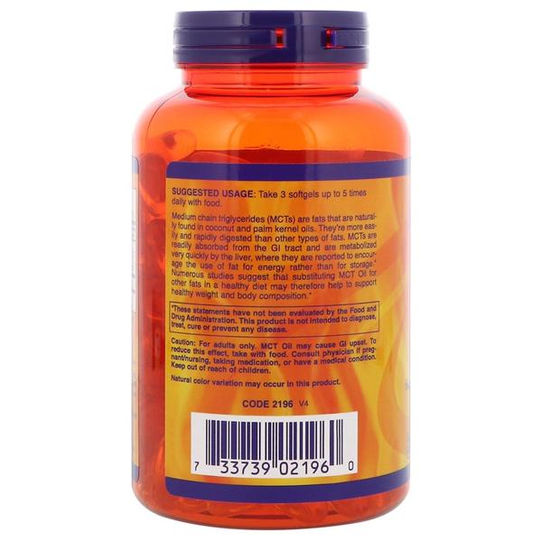 Now Sports MCT Oil 1000mg 150 Softgels