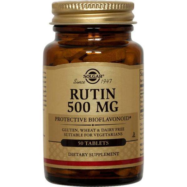 Solgar - Solgar Rutin 500 mg 50 Tablets - Supplements.co.nz