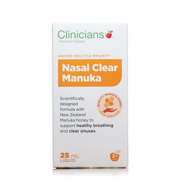 Clinicians Nasal Clear Manuka 25ml - Supplements.co.nz