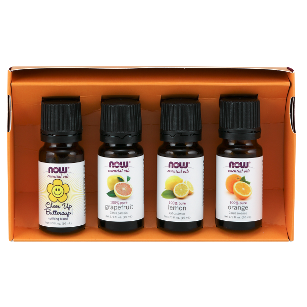 Now Foods Put Some Pep In Your Step Uplifting Essential Oils Kit 4x10ml