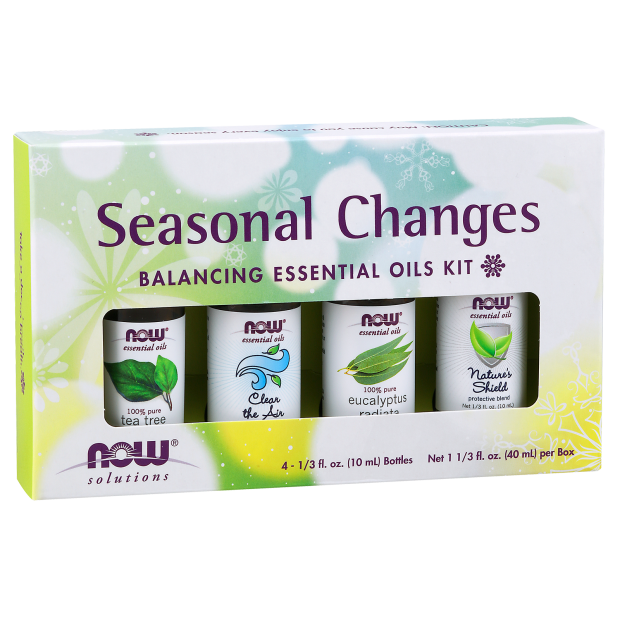 Now Foods Seasonal Changes Balancing Essential Oils Kits 4x10ml