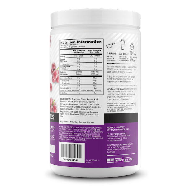 Optimum Nutrition BCAA Boost 30 Serves