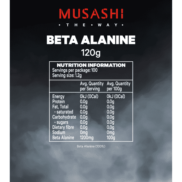 Musashi Beta Alanine 120g