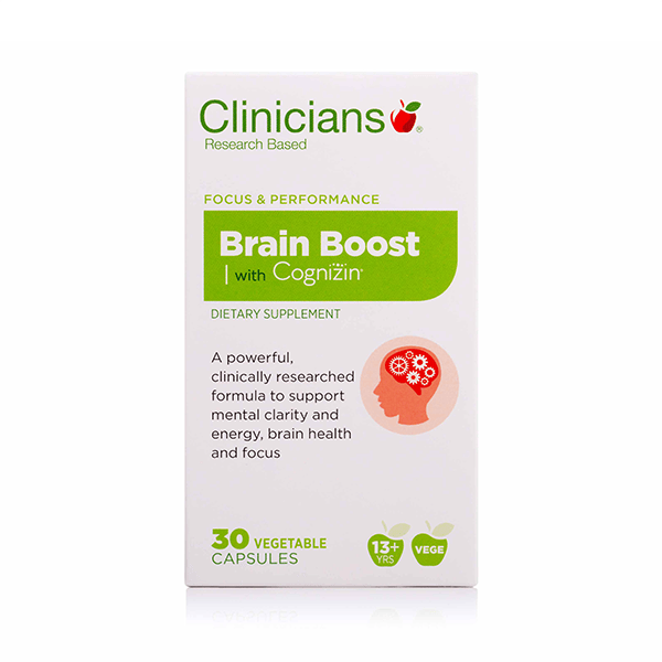 Clinicians Brain Boost with Cognizin 30 Veggie Caps