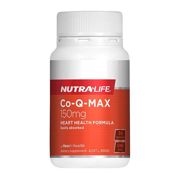 Nutralife Co-Q MAX 30 Caps - Supplements.co.nz