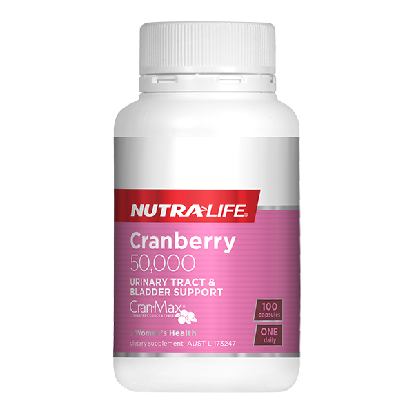 Nutralife Cranberry 50,000 100 Capsules - Supplements.co.nz