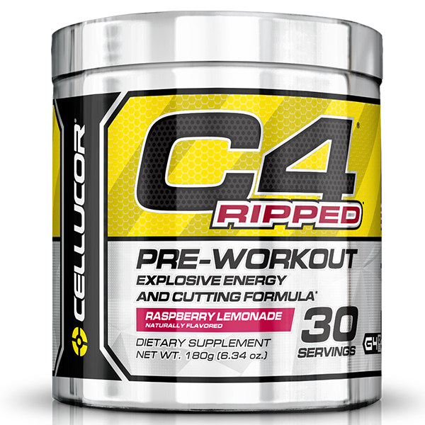 Cellucor C4 Ripped, 30 Servings of Raspberry Lemonade flavour - Supplements.co.nz