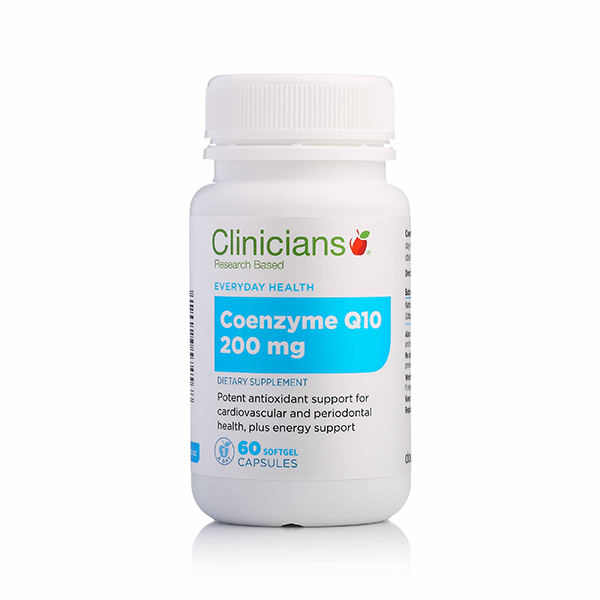 Clinicians Coenzyme Q10 200mg 60 Softgels