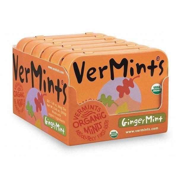 Vermints - Vermints - Gingermint 6 Tins/Outer - Supplements.co.nz - 1