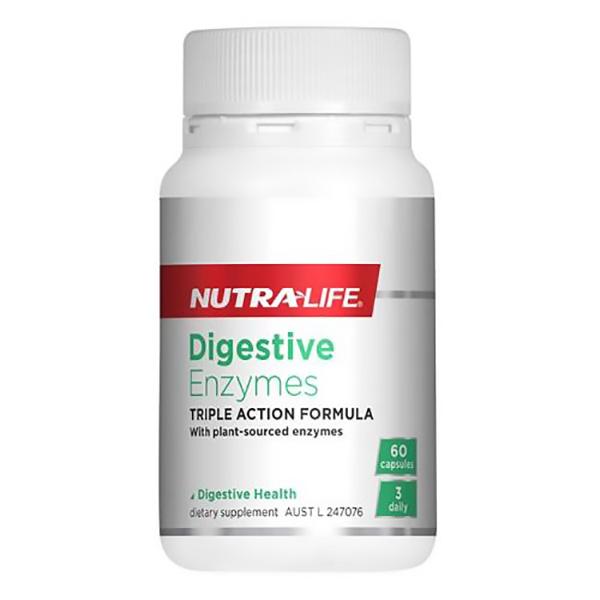 Nutralife Digestive Enzymes 60 caps - Supplements.co.nz