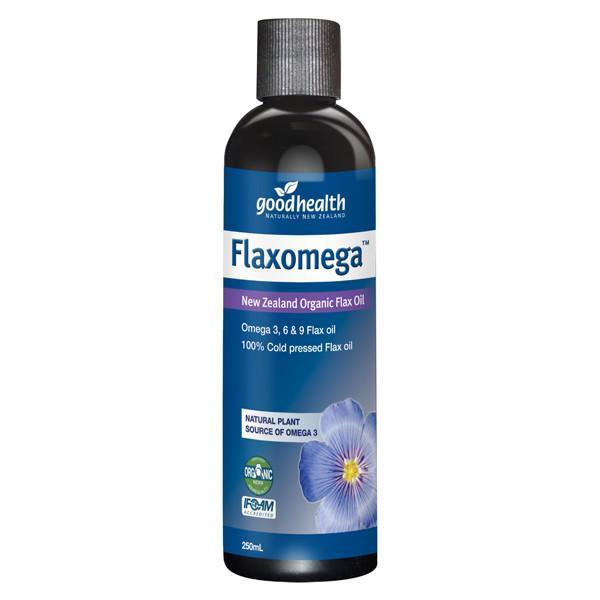 Good Health Flaxomega Organic Flax Oil 250ml - Supplements.co.nz