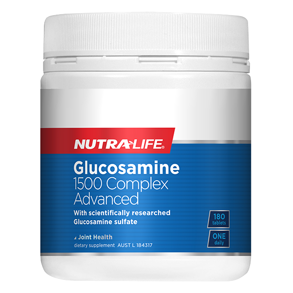 Nutralife Glucosamine 1500 Complex Advanced 180 Tablets - Supplements.co.nz
