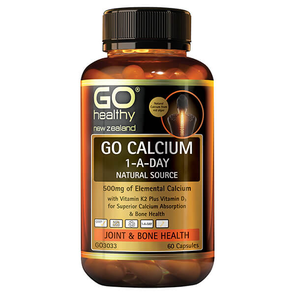 Go Healthy Go Calcium 1-A-Day 60 Caps