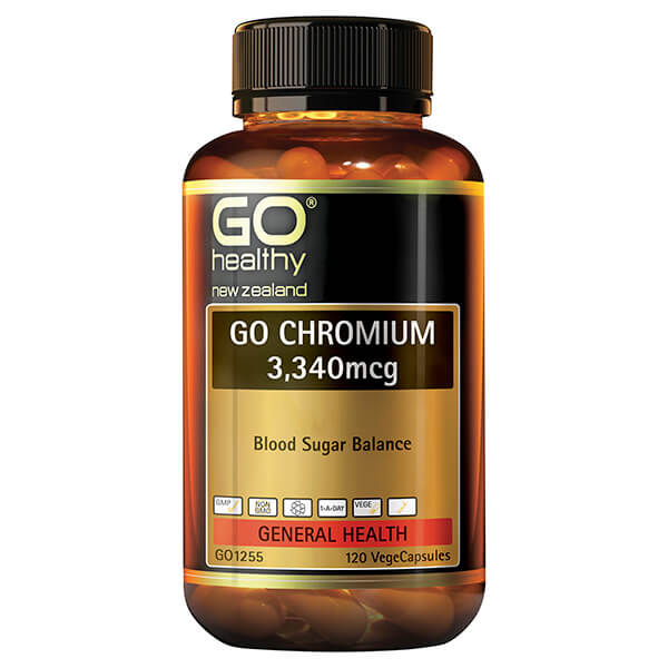 Go Healthy Go Chromium 3340mcg 120 Veggie Caps
