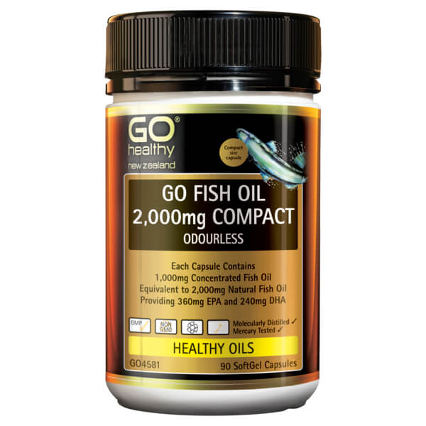 Go Healthy Go Fish Oil 2000mg 90 Capsules