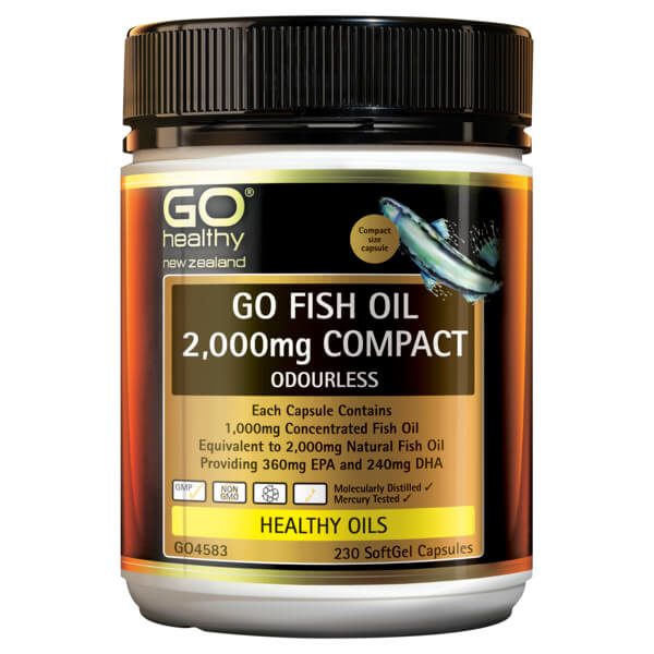 Go Healthy Go Fish Oil 2000mg 230 Capsules