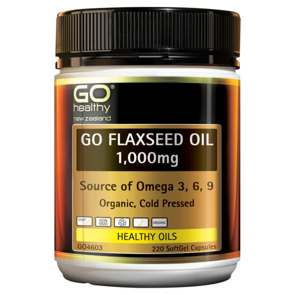 Go Healthy Go Flaxseed Oil 1000mg 220 Capsules