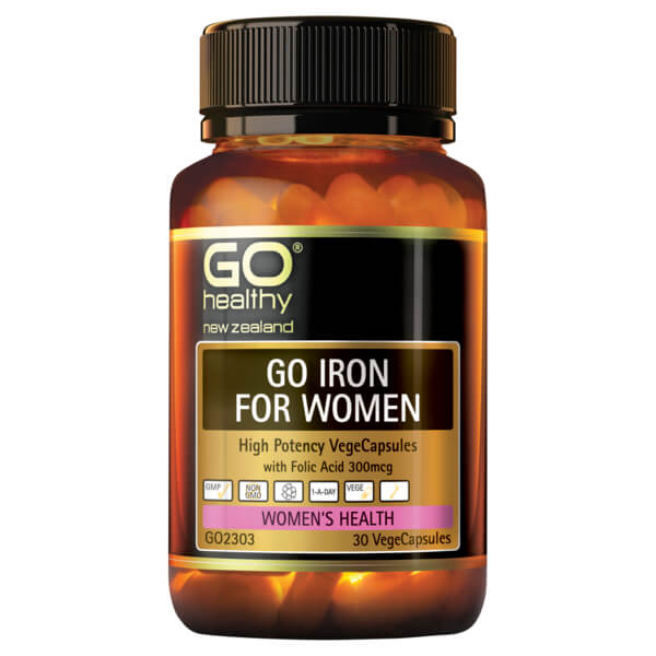 Go Healthy Go Iron for Women 30 Veggie Caps