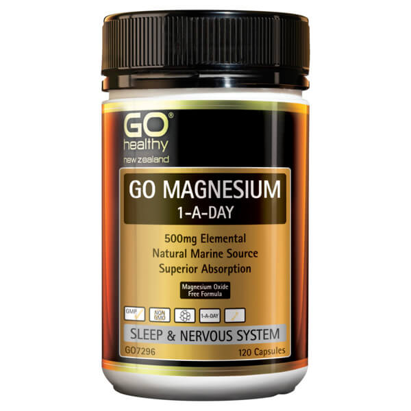 Go Healthy Go Magnesium 1-A-Day 500mg 120 Caps