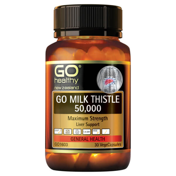 Go Healthy Go Milk Thistle 50,000 30 Veggie Caps