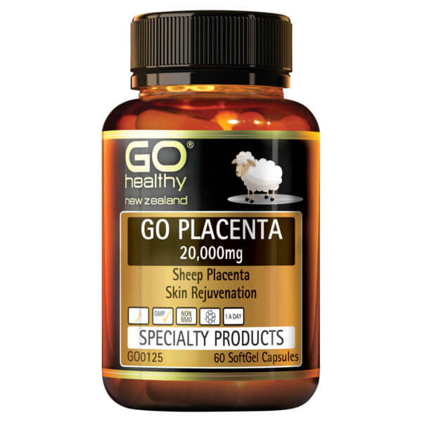 Go Healthy Go Placenta 20,000mg 60 Caps