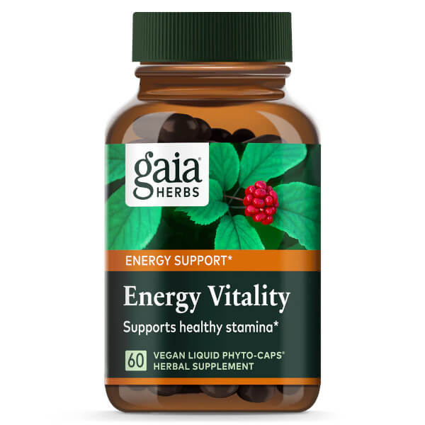Gaia Herbs Energy Vitality 60 Caps