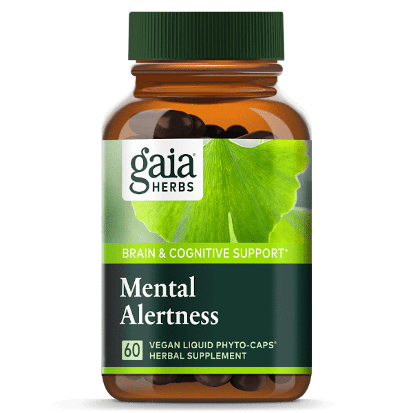 Gaia Herbs Mental Alertness 60 Caps