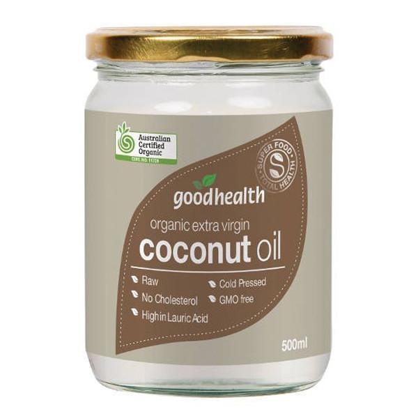 Good Health Organic Extra Virgin Coconut Oil 500ml - Supplements.co.nz