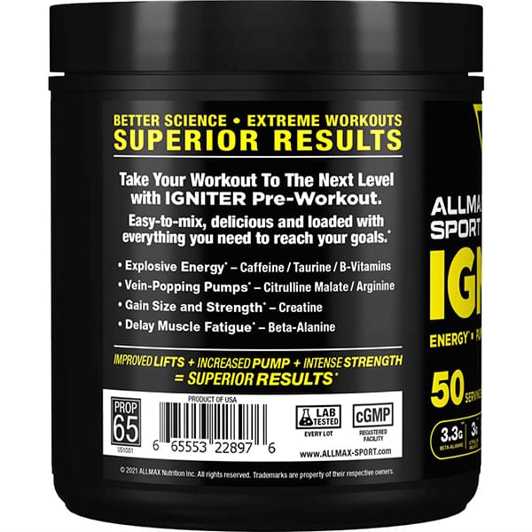 Allmax Nutrition Igniter Sport 320g