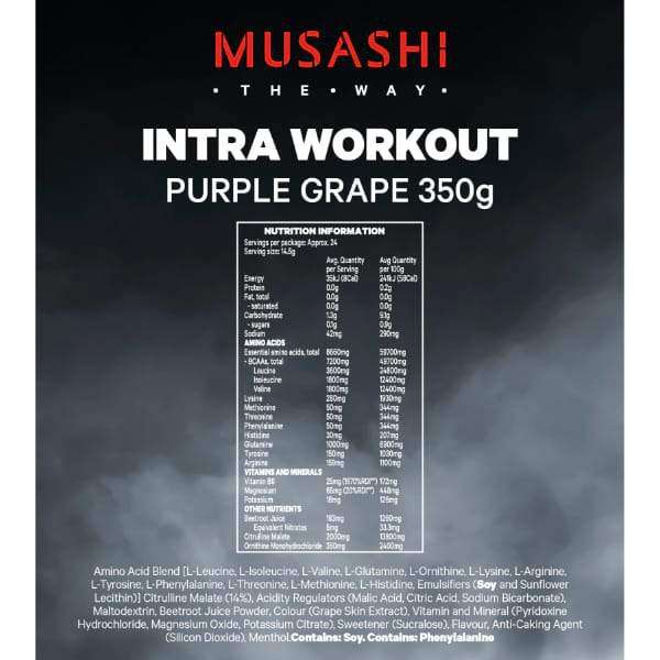 Musashi Intra-Workout 350g