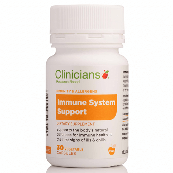 Clinicians Immune System Support 30 Caps