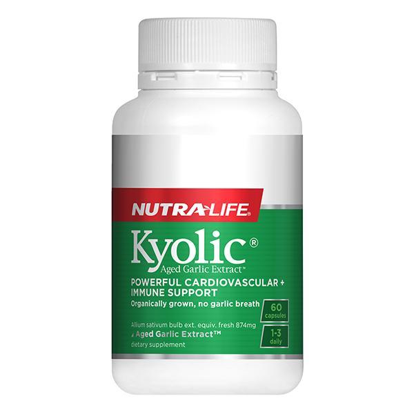 Nutralife Kyolic Aged Garlic Extract High Potency 60 Caps - Supplements.co.nz