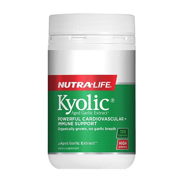 Nutralife Kyolic Aged Garlic Extract High Potency 120 Caps - Supplements.co.nz