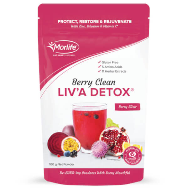 Morlife Berry Clean Liv&#39;a Detox 100g
