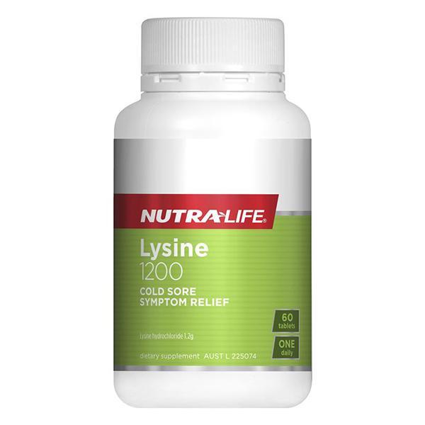 Nutralife Lysine 1200mg 60 Tablets - Supplements.co.nz