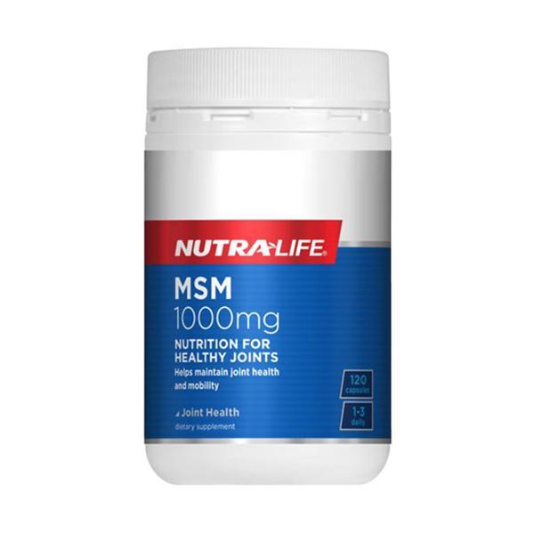 Nutralife MSM 1000mg 120 Caps - Supplements.co.nz