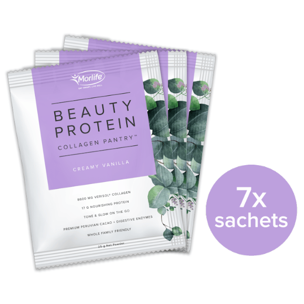 Morlife Collagen Pantry Beauty Protein Travel Pack 7x25g