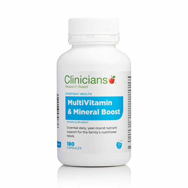Clinicians MultiVitamin & Mineral Boost 180 Capsules