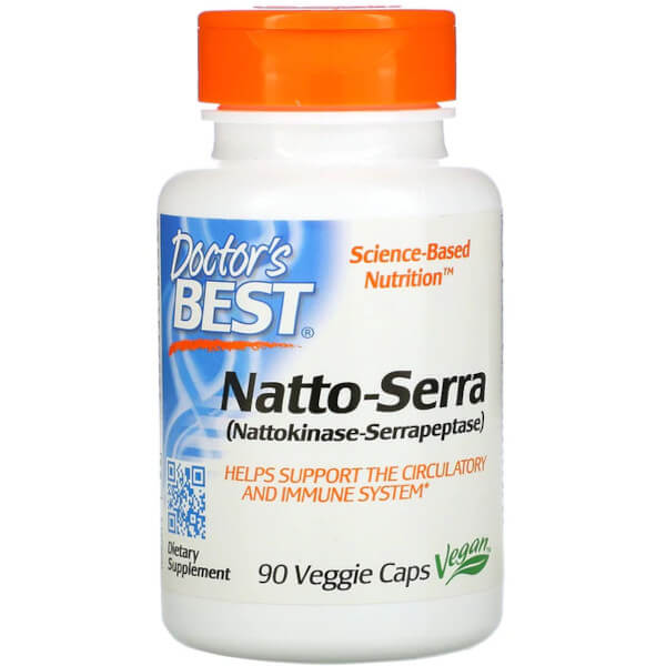 Doctor&#39;s Best Natto-Serra 90 Caps