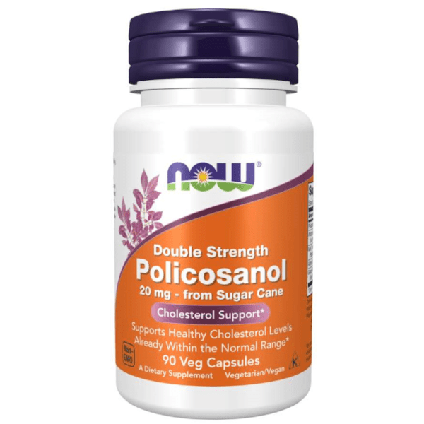 Now Foods Double Strength Policosanol 20mg 90 Caps