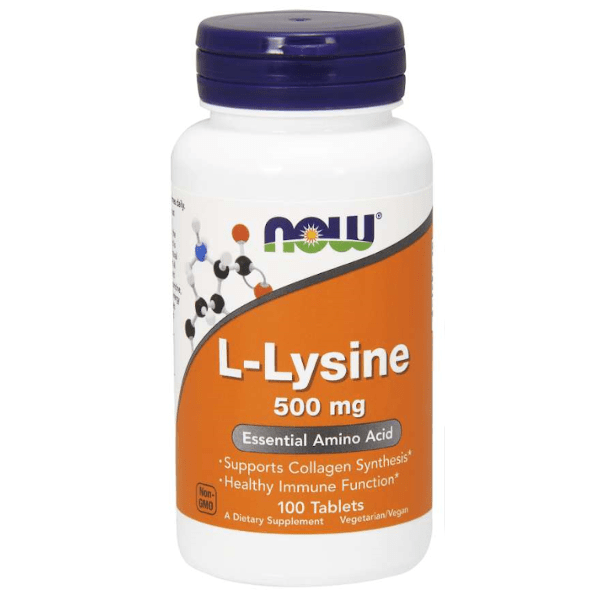 Now Foods L-Lysine 500mg 100 Tabs