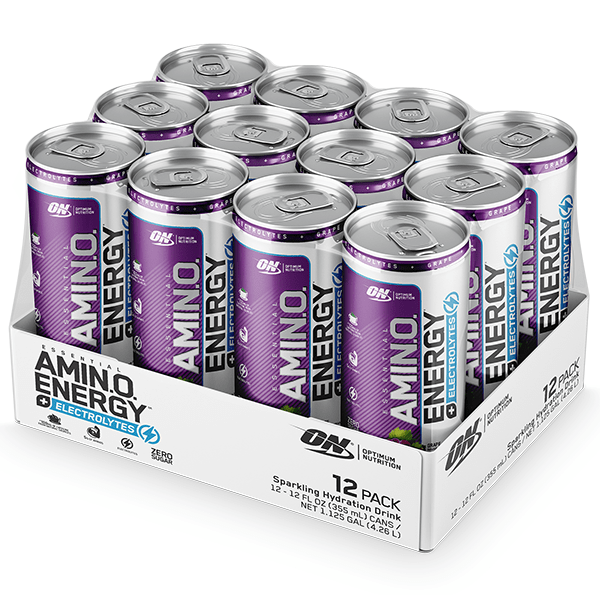 Optimum Nutrition Amino Energy + Electrolytes Sparkling 355ml x12