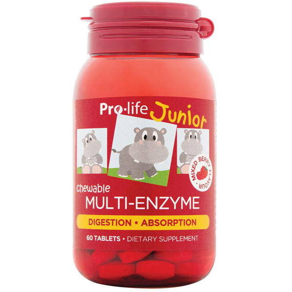 Pro-life Junior Multi-Enzyme 60 Chewables