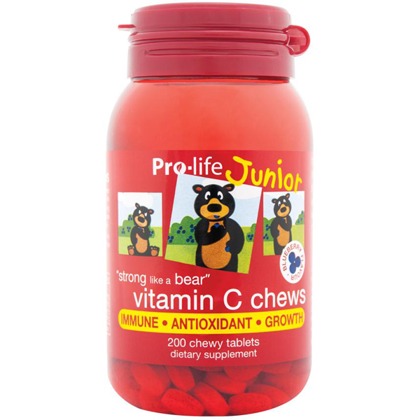 Pro-life Junior Vitamin C 200 Chewables