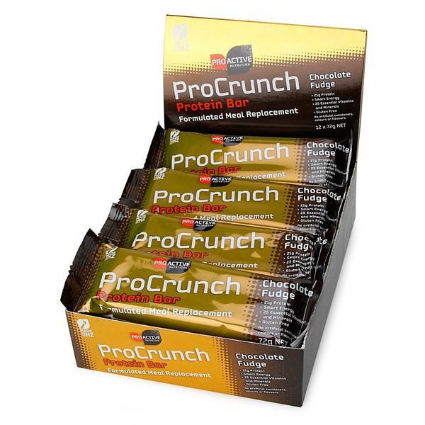 ProActive ProCrunch Bars 72g x 12 Bars - Supplements.co.nz