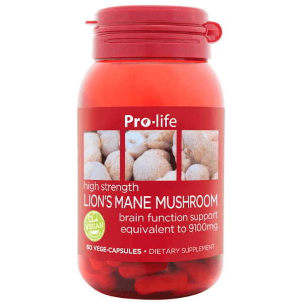 Pro-life Lion&#39;s Mane Mushroom 9100mg 60 Caps