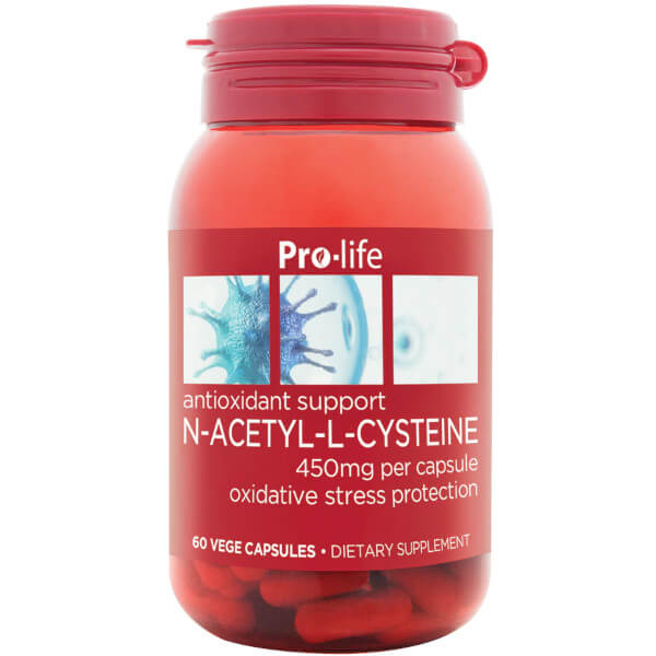 Pro-life N-Acetyl-L-Cysteine (NAC) 60 Caps