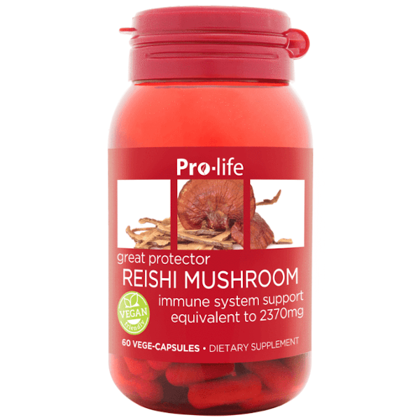 Pro-life Reishi Mushroom 2370mg 60 Caps